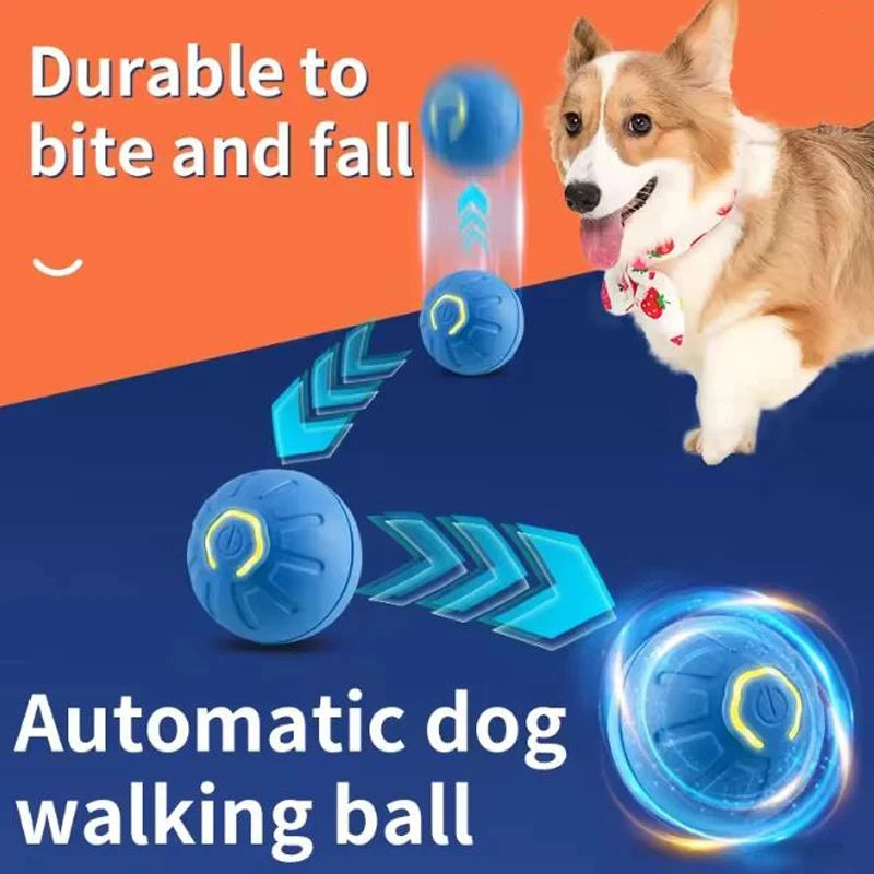 Smart Interactive Dog Ball – Automatic Moving & Bouncing Toy
