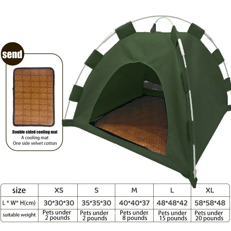 Warm Clamshell Cat Tent Bed with Soft Cushion, Indoor Foldable Kitten House Cave Sofa Bed for Small Pets