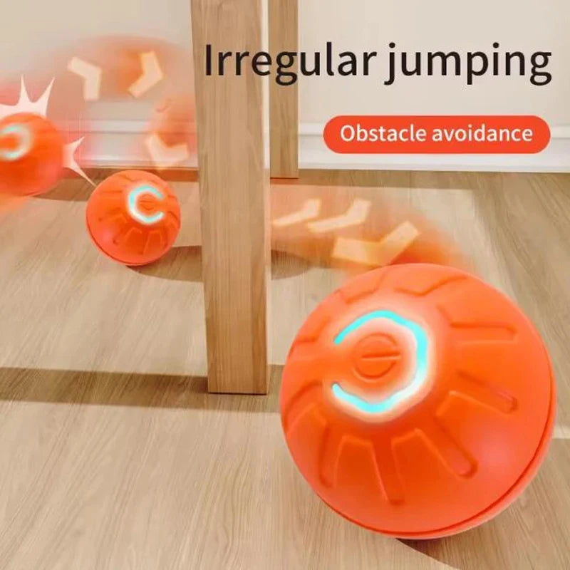 Smart Interactive Dog Ball – Automatic Moving & Bouncing Toy