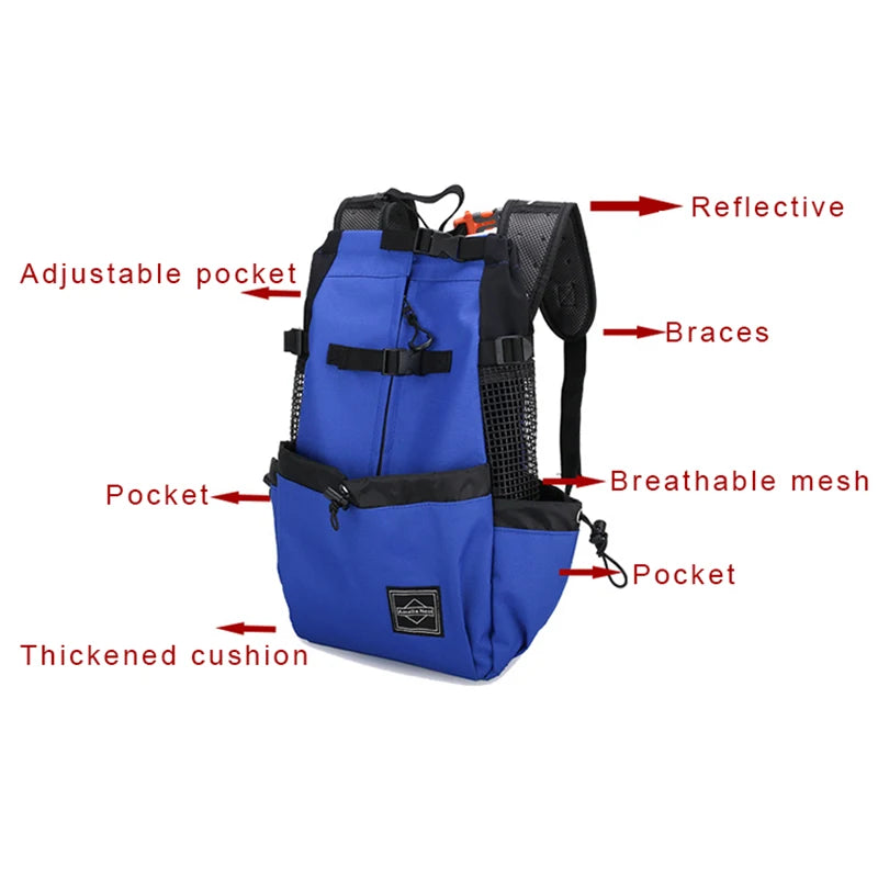 👉 Take Your Dog Everywhere – Breathable & Safe Carrier Backpack