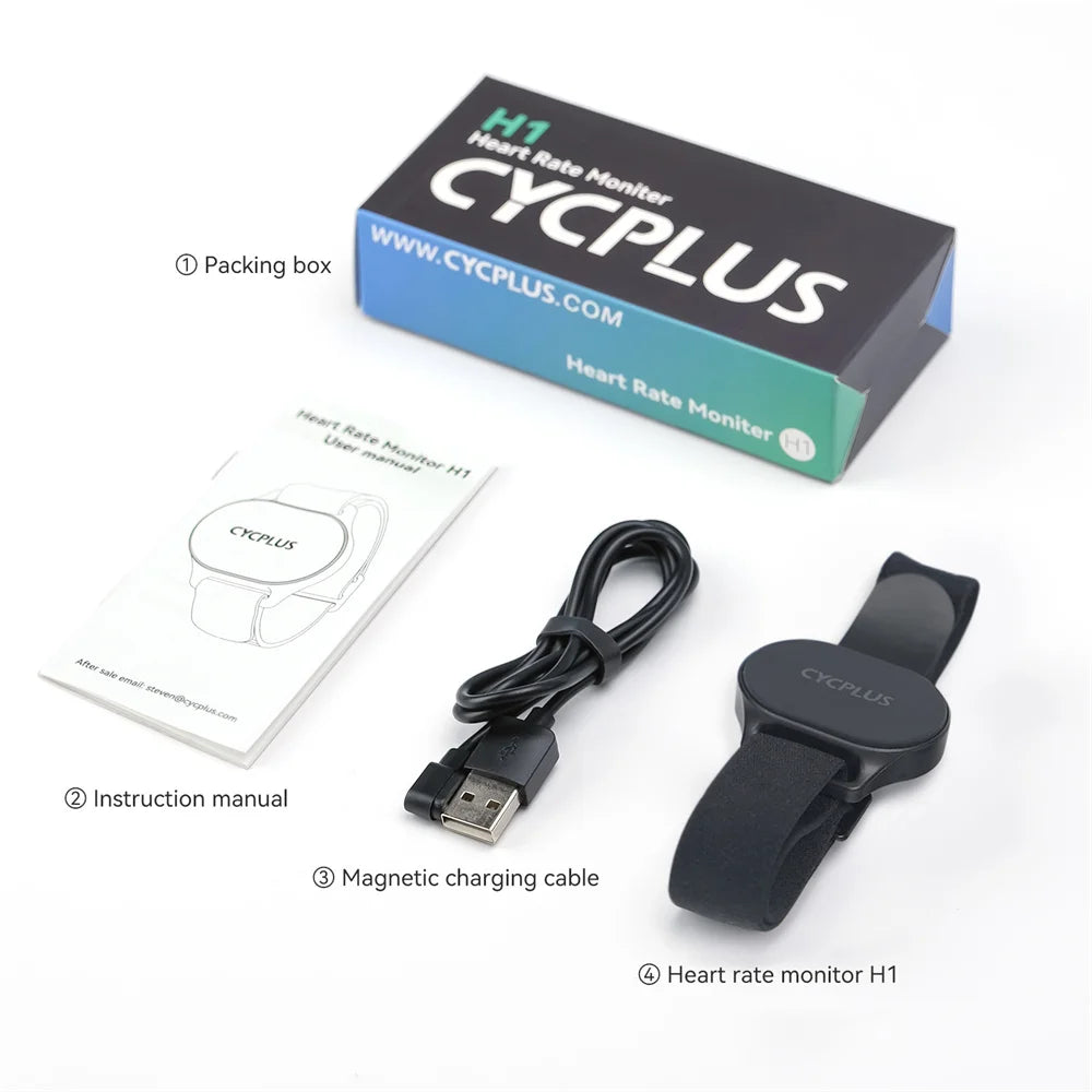 CYCPLUS H1 Optical Armband Heart Rate Monitor | Bluetooth & ANT+ Sport Tracker