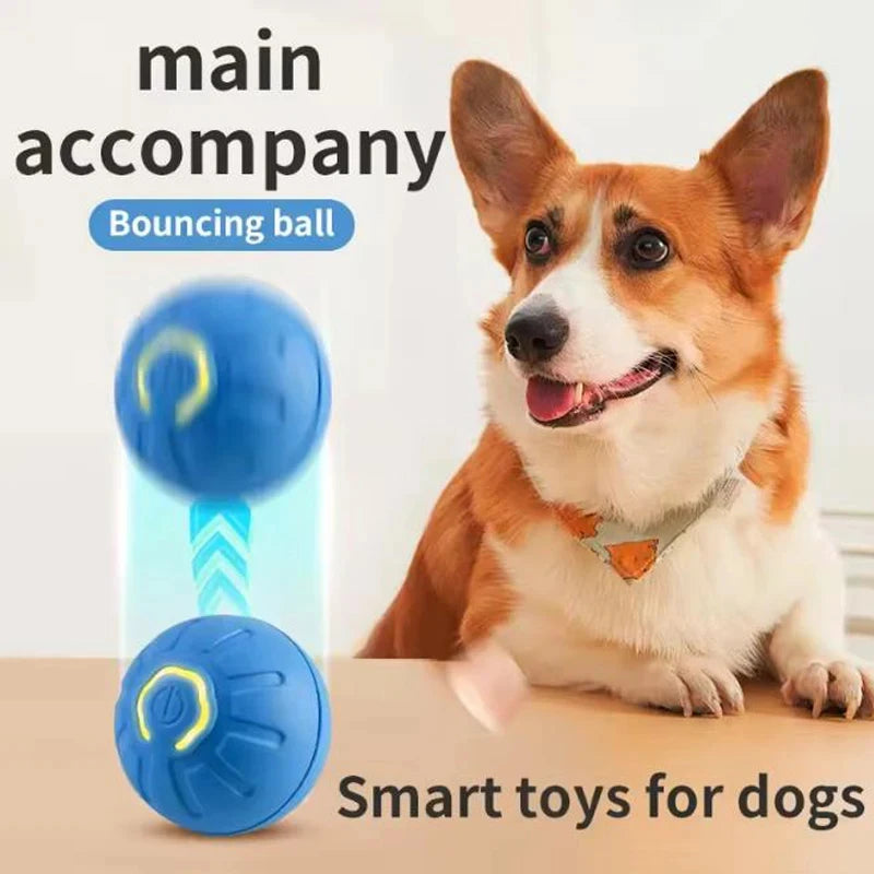 Smart Interactive Dog Ball – Automatic Moving & Bouncing Toy