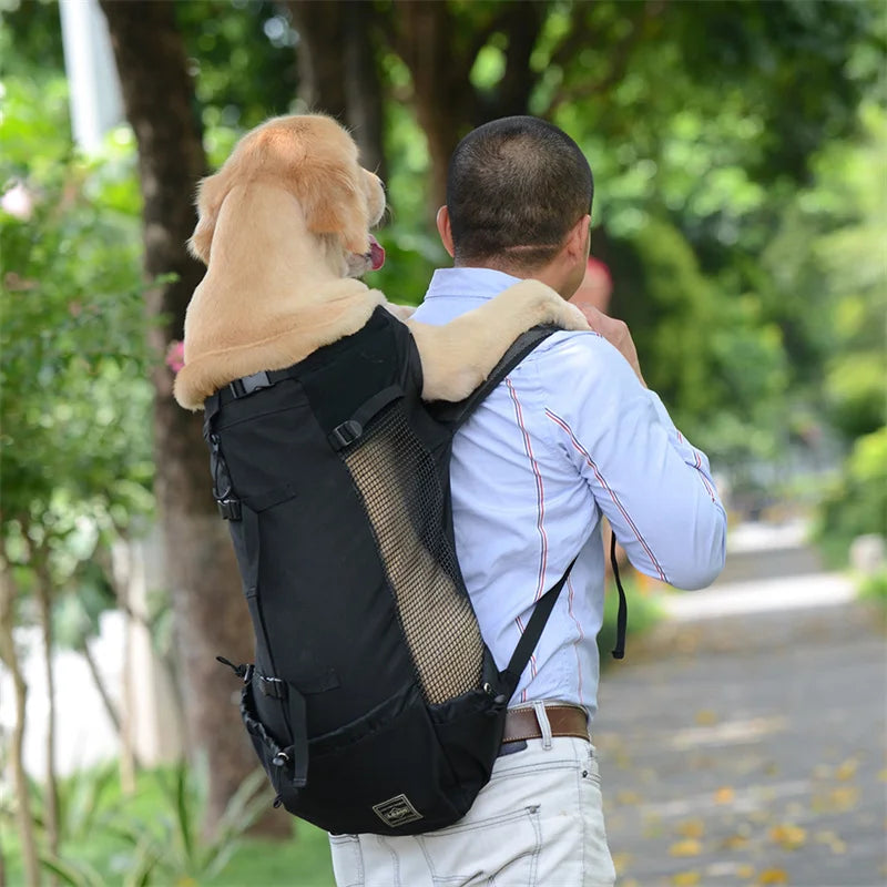 👉 Take Your Dog Everywhere – Breathable & Safe Carrier Backpack