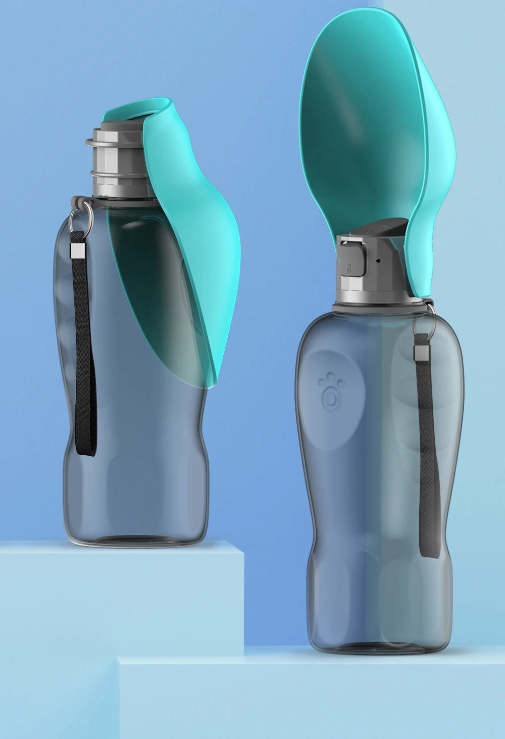 On-the-Go Dog Water Bottle | 800ml Leak-Proof Portable Water Dispenser for Hikes & Walks